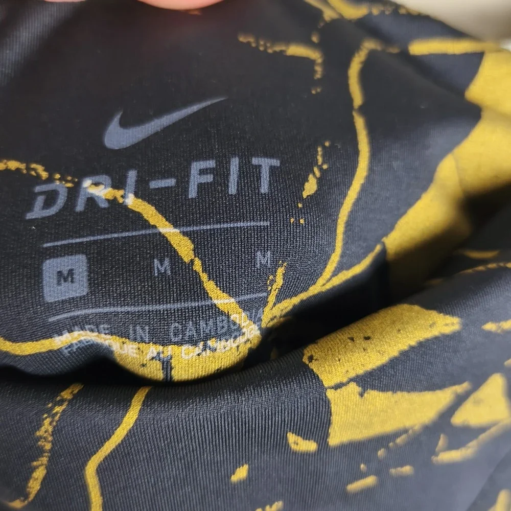 Nike Dri-Fit Floral Print Leggings Women's Medium High Rise‎ Athleisure